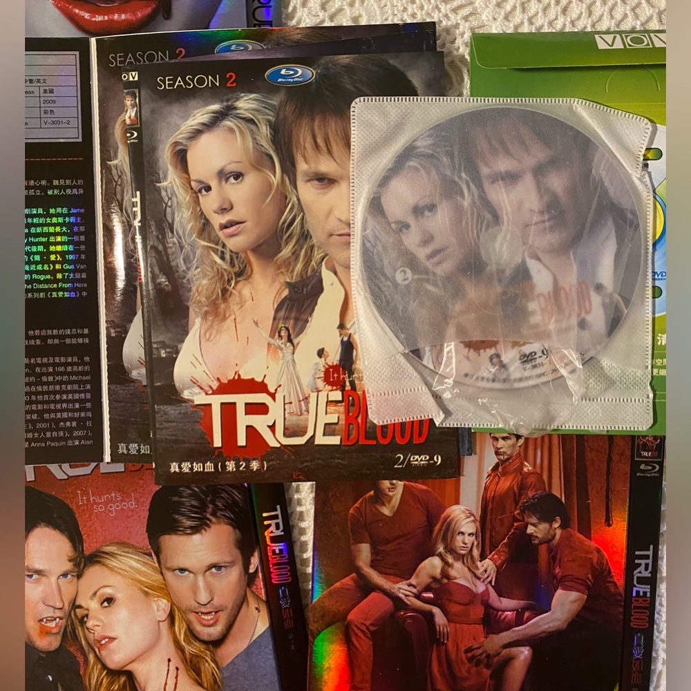 True Blood Seasons 1-4 Blu Ray DVDs